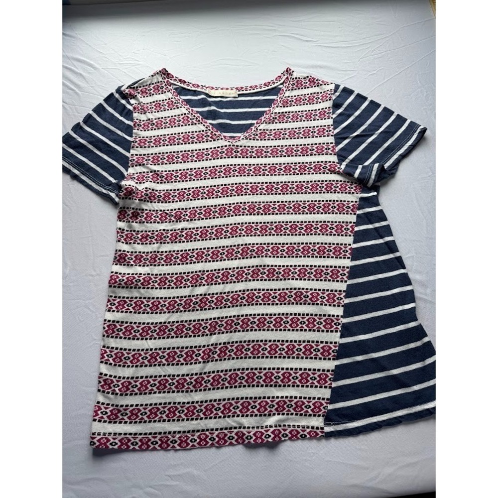Women's western inspired pattern blouse by Hinge - Size small